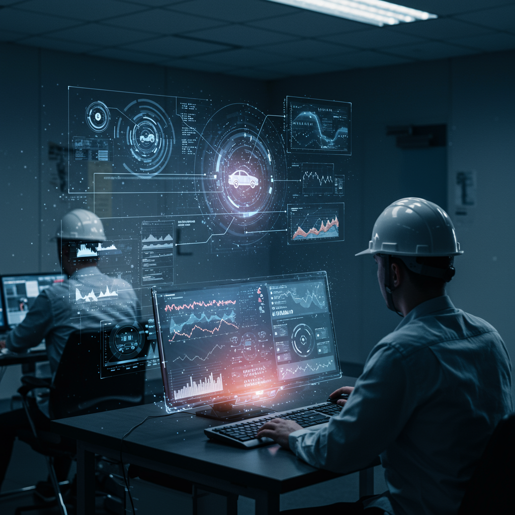 차량 데이터 시스템을 모니터링하는 기술 엔지니어