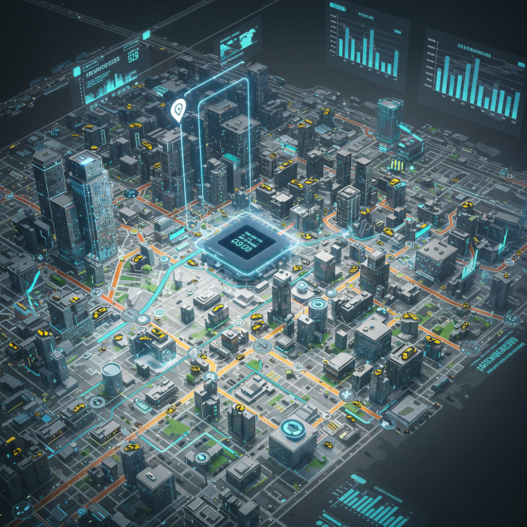 AI 기반 스마트시티 교통 관리 지도